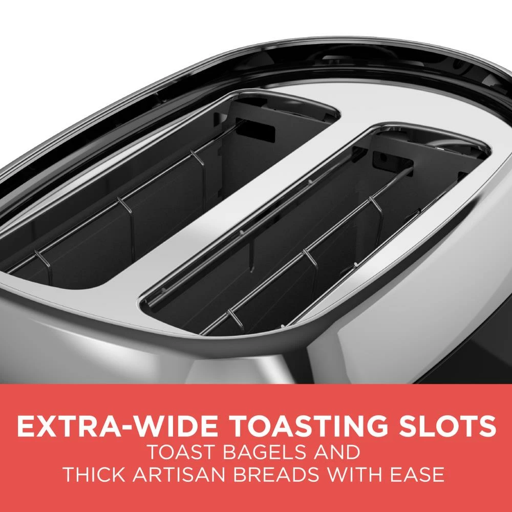 BLACK+DECKER Toasters & Toaster Ovens 2-Slice Black 850-Watt Toaster 6 BLACK+DECKER Toasters & Toaster Ovens 2-Slice Black 850-Watt Toaster - Image 6