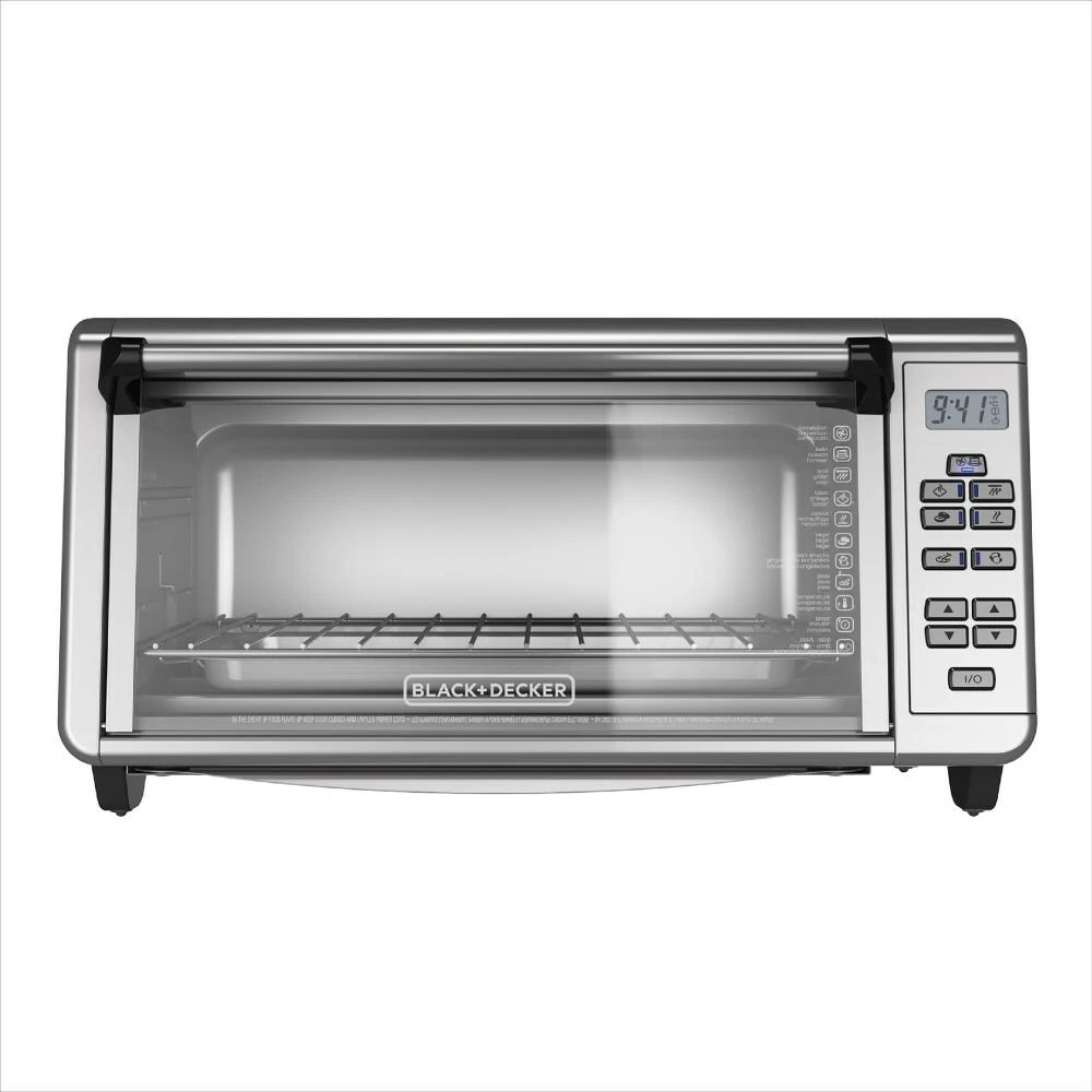 BLACK+DECKER Toasters & Toaster Ovens 8-Slice Stainless Steel Convection Toaster Oven (1500-Watt) 7 BLACK+DECKER Toasters & Toaster Ovens 8-Slice Stainless Steel Convection Toaster Oven (1500-Watt) - Image 7