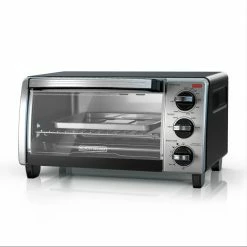 BLACK+DECKER Toasters & Toaster Ovens 4-Slice Stainless Steel Convection Toaster Oven (1150-Watt)