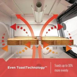 BLACK+DECKER Toasters & Toaster Ovens 4-Slice Stainless Steel Convection Toaster Oven (1150-Watt) 10 BLACK+DECKER Toasters & Toaster Ovens 4-Slice Stainless Steel Convection Toaster Oven (1150-Watt) -Aroma Shop 18136965