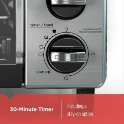 BLACK+DECKER Toasters & Toaster Ovens 4-Slice Stainless Steel Convection Toaster Oven (1150-Watt) 13 BLACK+DECKER Toasters & Toaster Ovens 4-Slice Stainless Steel Convection Toaster Oven (1150-Watt) -Aroma Shop 18136969