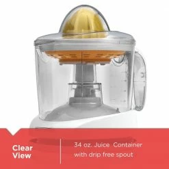 BLACK+DECKER Blenders & Juicers 34-oz White Citrus Juicer 13 BLACK+DECKER Blenders & Juicers 34-oz White Citrus Juicer -Aroma Shop 18137554