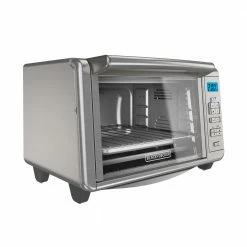 BLACK+DECKER Toasters & Toaster Ovens 6-Slice Stainless Steel Convection Toaster Oven (1500-Watt) -Aroma Shop 18248049