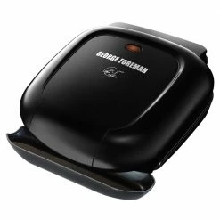 George Foreman Indoor Grills, Skillets & Waffle Makers 7.36-in L x 5.67-in W Non-Stick Residential
