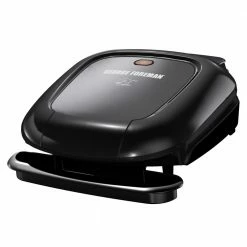 George Foreman Indoor Grills, Skillets & Waffle Makers 7.36-in L x 5.67-in W Non-Stick Residential -Aroma Shop 18248436
