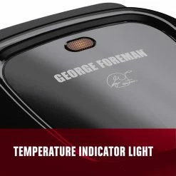 George Foreman Indoor Grills, Skillets & Waffle Makers 7.36-in L x 5.67-in W Non-Stick Residential -Aroma Shop 18248442