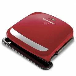 George Foreman Indoor Grills, Skillets & Waffle Makers 9.2-in L x 6.69-in W Non-Stick Residential
