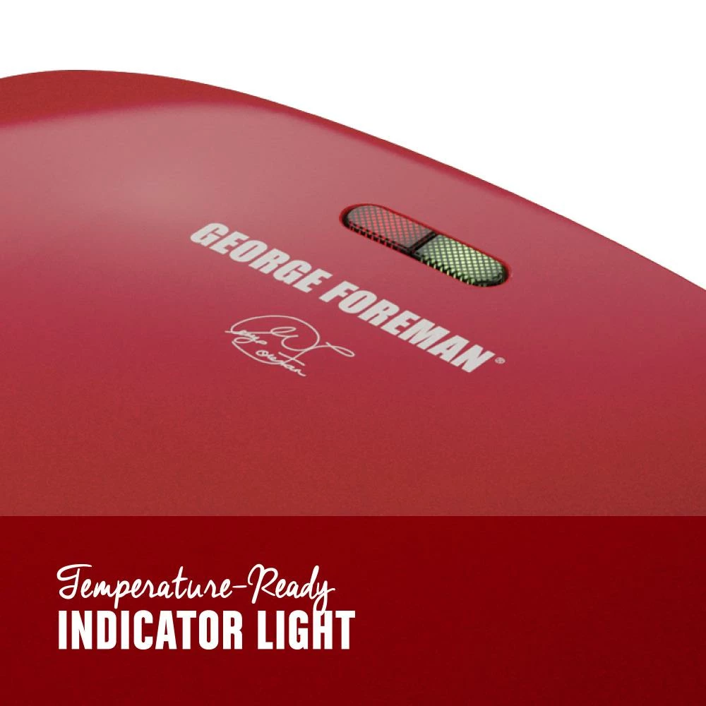 George Foreman Indoor Grills, Skillets & Waffle Makers 9.2-in L x 6.69-in W Non-Stick Residential 5 George Foreman Indoor Grills, Skillets & Waffle Makers 9.2-in L x 6.69-in W Non-Stick Residential - Image 5