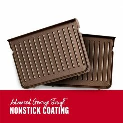 George Foreman Indoor Grills, Skillets & Waffle Makers 9.2-in L x 6.69-in W Non-Stick Residential 18 George Foreman Indoor Grills, Skillets & Waffle Makers 9.2-in L x 6.69-in W Non-Stick Residential -Aroma Shop 18248477