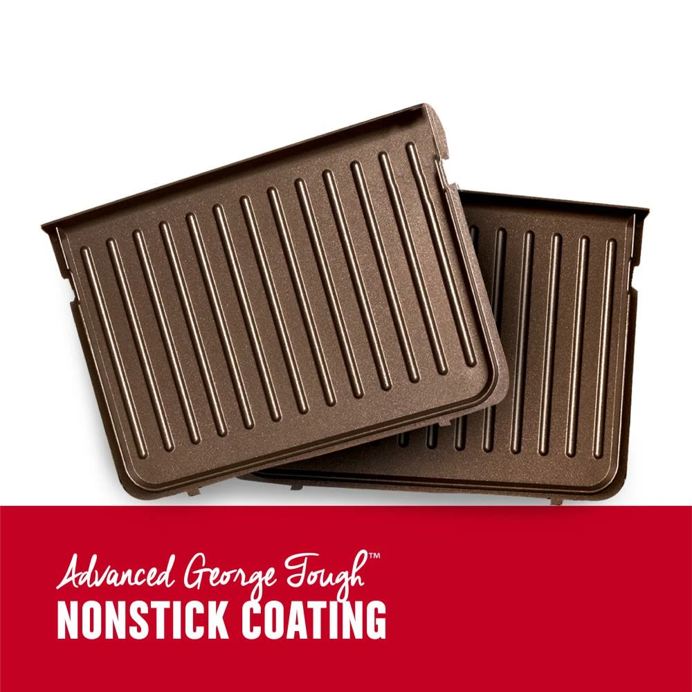 George Foreman Indoor Grills, Skillets & Waffle Makers 9.2-in L x 6.69-in W Non-Stick Residential 8 George Foreman Indoor Grills, Skillets & Waffle Makers 9.2-in L x 6.69-in W Non-Stick Residential - Image 8