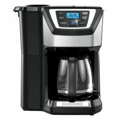 BLACK+DECKER Espresso, Tea & Coffee Machines 12-Cup Black/Stainless Residential Drip Coffee Maker -Aroma Shop 18248593