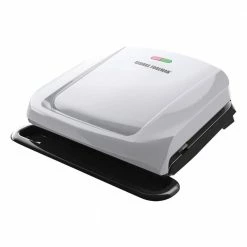 George Foreman Indoor Grills, Skillets & Waffle Makers 9.2-in L x 6.69-in W Non-Stick Residential