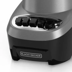 BLACK+DECKER Blenders & Juicers PowerCrush 48-oz Black/Silver 700-Watt Pulse Control Blender -Aroma Shop 18248645