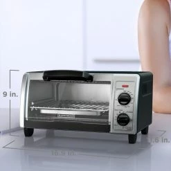 BLACK+DECKER Toasters & Toaster Ovens 4-Slice Stainless Steel Convection Toaster Oven (1150-Watt) 15 BLACK+DECKER Toasters & Toaster Ovens 4-Slice Stainless Steel Convection Toaster Oven (1150-Watt) -Aroma Shop 18248662