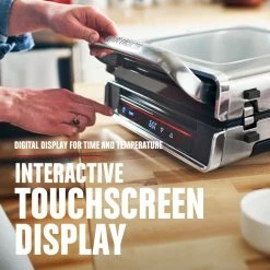 George Foreman Indoor Grills, Skillets & Waffle Makers 12.12-in L x 10.23-in W Non-Stick Residential -Aroma Shop 18248730