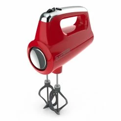 BLACK+DECKER Mixers Helix Performance Mixer 60-in Cord 5-Speed Red Hand Mixer -Aroma Shop 18249744
