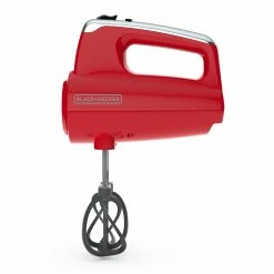 BLACK+DECKER Mixers Helix Performance Mixer 60-in Cord 5-Speed Red Hand Mixer -Aroma Shop 18249754