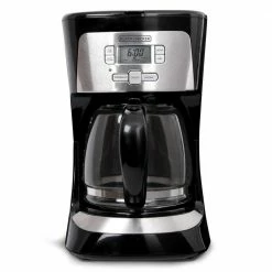 BLACK+DECKER Espresso, Tea & Coffee Machines 12-Cup Black/Silver Residential Drip Coffee Maker