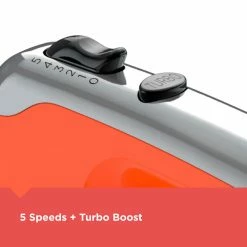 BLACK+DECKER Mixers Helix Performance Mixer 60-in Cord 5-Speed Tangerine Hand Mixer 22 BLACK+DECKER Mixers Helix Performance Mixer 60-in Cord 5-Speed Tangerine Hand Mixer -Aroma Shop 40003621