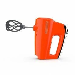 BLACK+DECKER Mixers Helix Performance Mixer 60-in Cord 5-Speed Tangerine Hand Mixer 19 BLACK+DECKER Mixers Helix Performance Mixer 60-in Cord 5-Speed Tangerine Hand Mixer -Aroma Shop 40004103