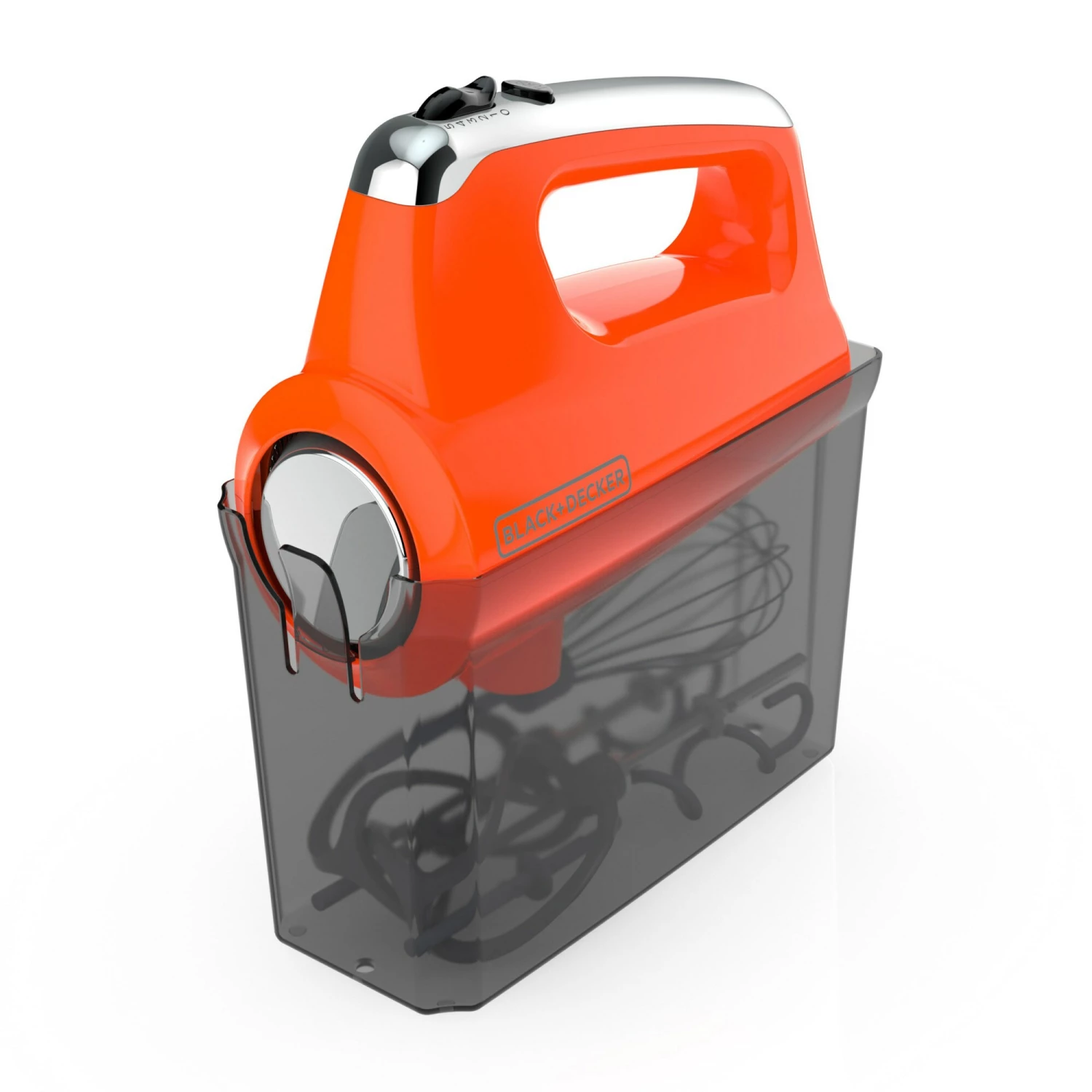 BLACK+DECKER Mixers Helix Performance Mixer 60-in Cord 5-Speed Tangerine Hand Mixer 2 BLACK+DECKER Mixers Helix Performance Mixer 60-in Cord 5-Speed Tangerine Hand Mixer - Image 2