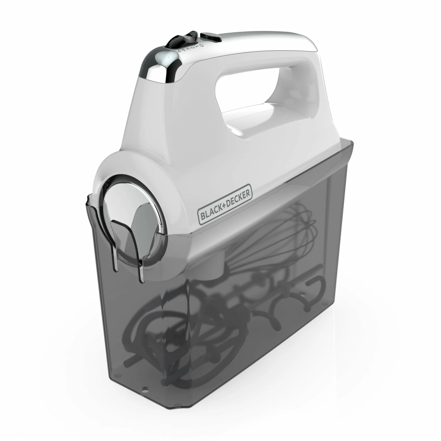 BLACK+DECKER Mixers Helix 60-in Cord 5-Speed White Hand Mixer 2 BLACK+DECKER Mixers Helix 60-in Cord 5-Speed White Hand Mixer - Image 2