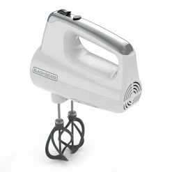 BLACK+DECKER Mixers Helix 60-in Cord 5-Speed White Hand Mixer 18 BLACK+DECKER Mixers Helix 60-in Cord 5-Speed White Hand Mixer -Aroma Shop 40112449