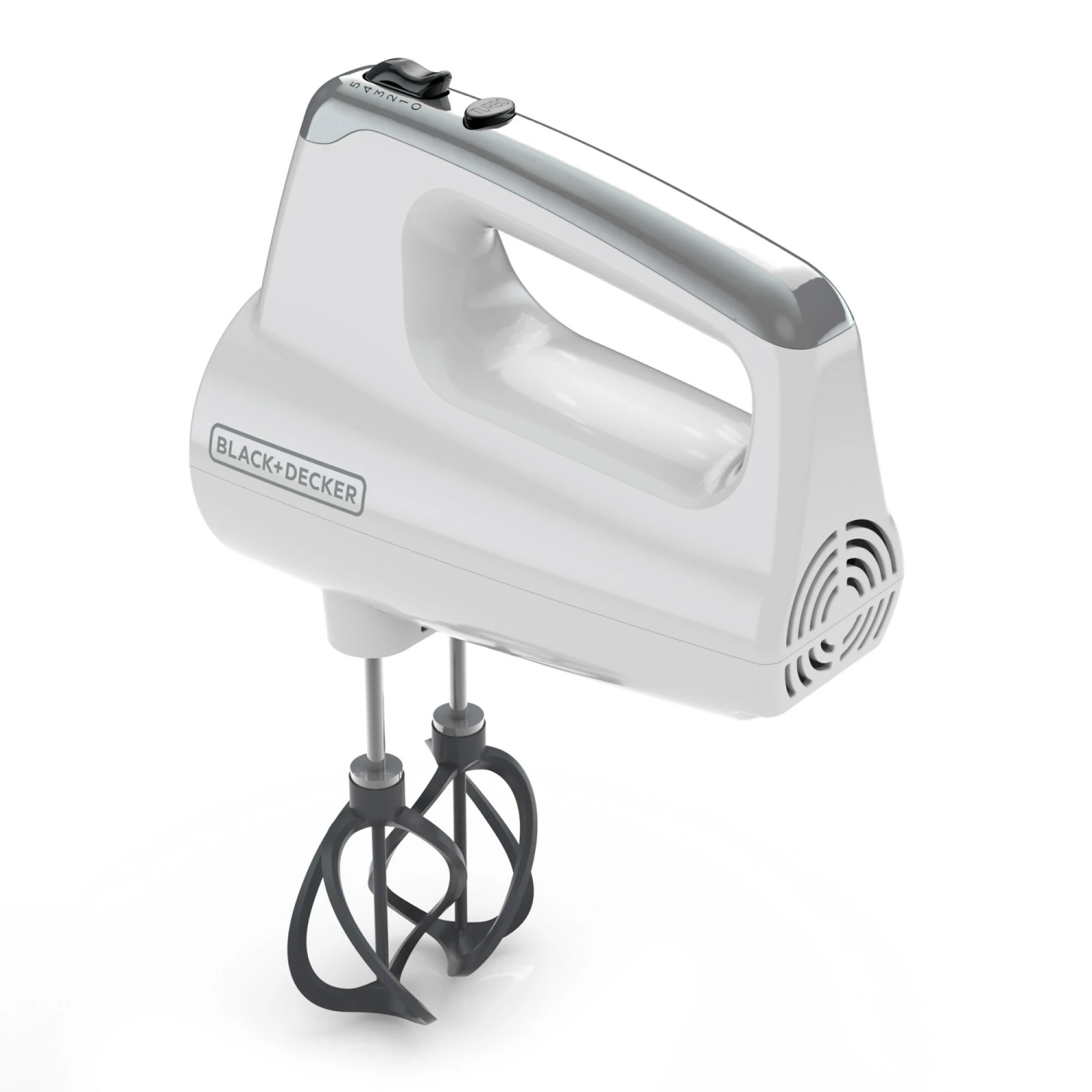 BLACK+DECKER Mixers Helix 60-in Cord 5-Speed White Hand Mixer 3 BLACK+DECKER Mixers Helix 60-in Cord 5-Speed White Hand Mixer - Image 3