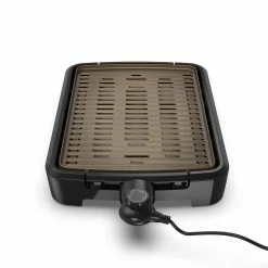 George Foreman Indoor Grills, Skillets & Waffle Makers Open Grate Smokeless 16.34-in L x 11.22-in W Non-Stick Residential -Aroma Shop 40112560