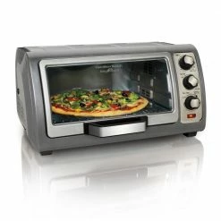 Hamilton Beach Toasters & Toaster Ovens 6-Slice Gray Convection Toaster Oven (1400-Watt)