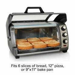 Hamilton Beach Toasters & Toaster Ovens 6-Slice Gray Convection Toaster Oven (1400-Watt) 10 Hamilton Beach Toasters & Toaster Ovens 6-Slice Gray Convection Toaster Oven (1400-Watt) -Aroma Shop 40297800