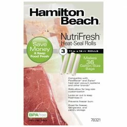 Hamilton Beach Specialty Appliances 3-Pack Vacuum Sealer-Roll