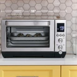 GE Toasters & Toaster Ovens 6-Slice Stainless Steel Convection Toaster Oven (1500-Watt) -Aroma Shop 40319026