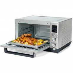 GE Toasters & Toaster Ovens 6-Slice Stainless Steel Convection Toaster Oven (1500-Watt) -Aroma Shop 40319032