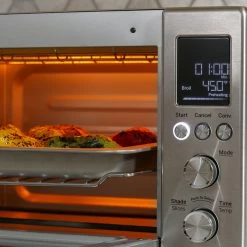 GE Toasters & Toaster Ovens 6-Slice Stainless Steel Convection Toaster Oven (1500-Watt) -Aroma Shop 40319046