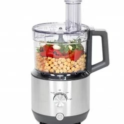 GE Food Processors & Grinders 12-Cup 550-Watt Stainless Steel 3-Blade Food Processor