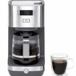 GE Espresso, Tea & Coffee Machines 12-Cup Stainless Steel Residential Drip Coffee Maker