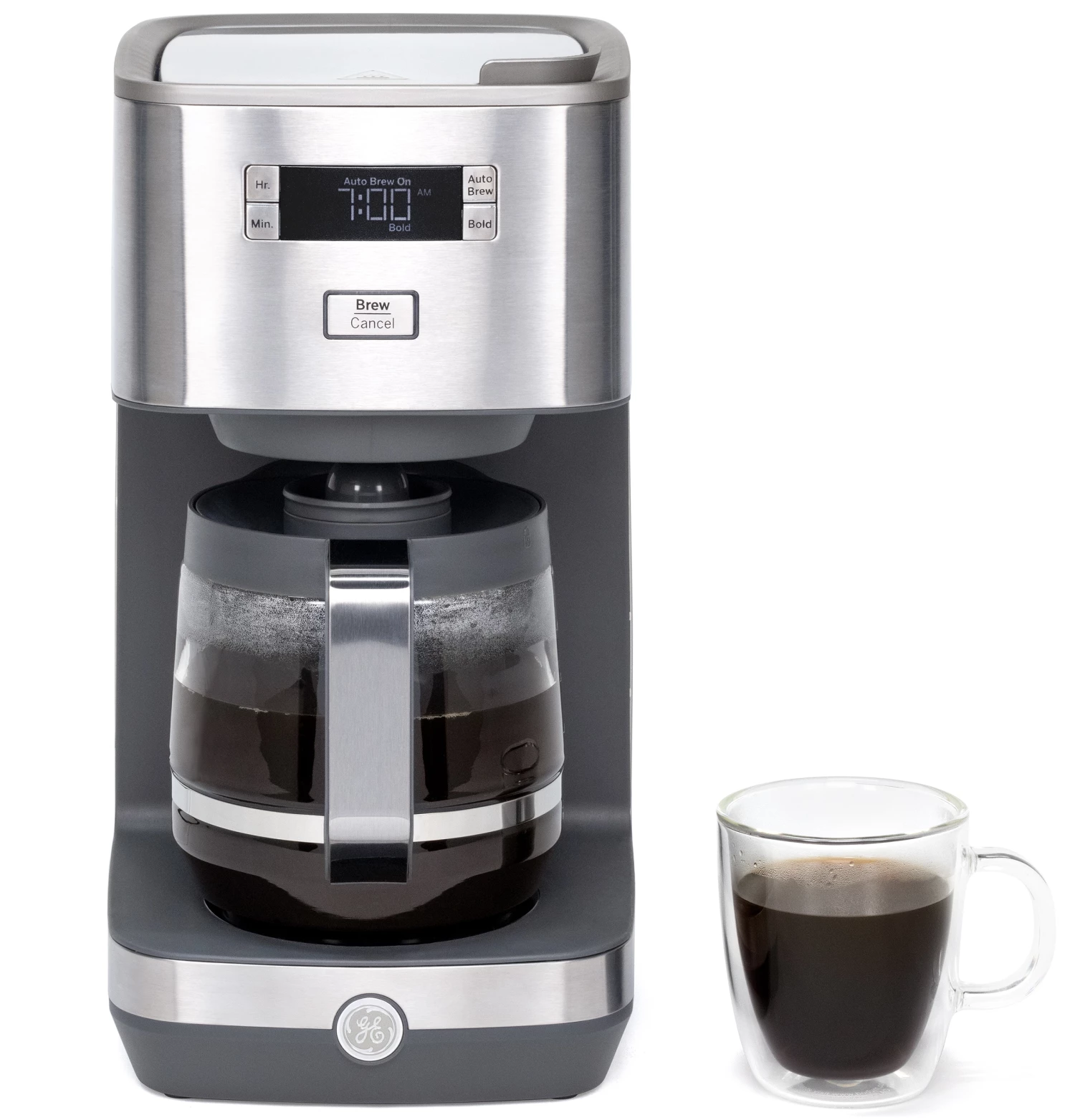 GE Espresso, Tea & Coffee Machines 12-Cup Stainless Steel Residential Drip Coffee Maker 1 GE Espresso, Tea & Coffee Machines 12-Cup Stainless Steel Residential Drip Coffee Maker