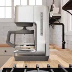 GE Espresso, Tea & Coffee Machines 12-Cup Stainless Steel Residential Drip Coffee Maker 24 GE Espresso, Tea & Coffee Machines 12-Cup Stainless Steel Residential Drip Coffee Maker -Aroma Shop 40319090