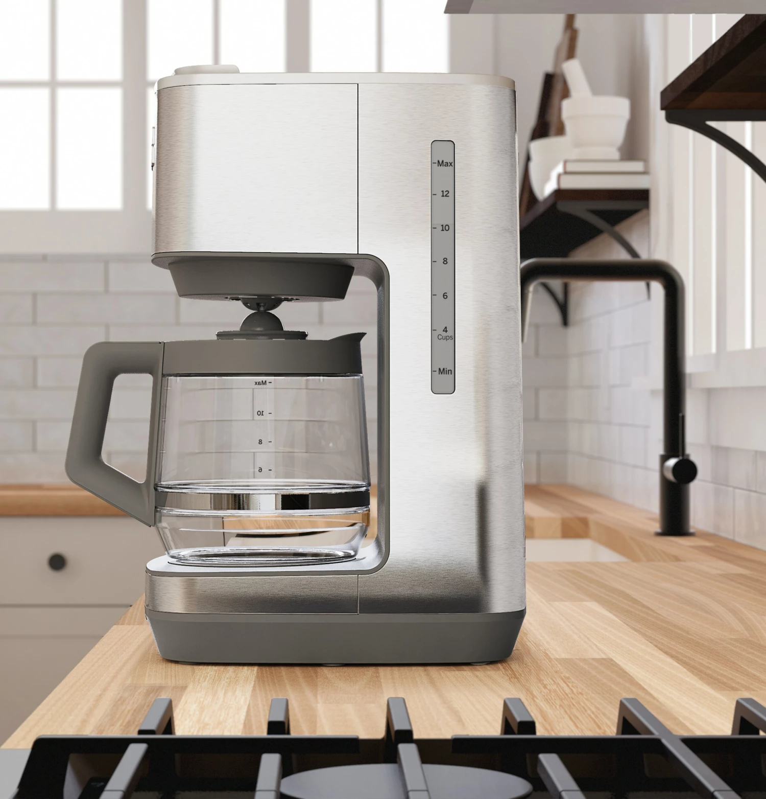 GE Espresso, Tea & Coffee Machines 12-Cup Stainless Steel Residential Drip Coffee Maker 6 GE Espresso, Tea & Coffee Machines 12-Cup Stainless Steel Residential Drip Coffee Maker - Image 6