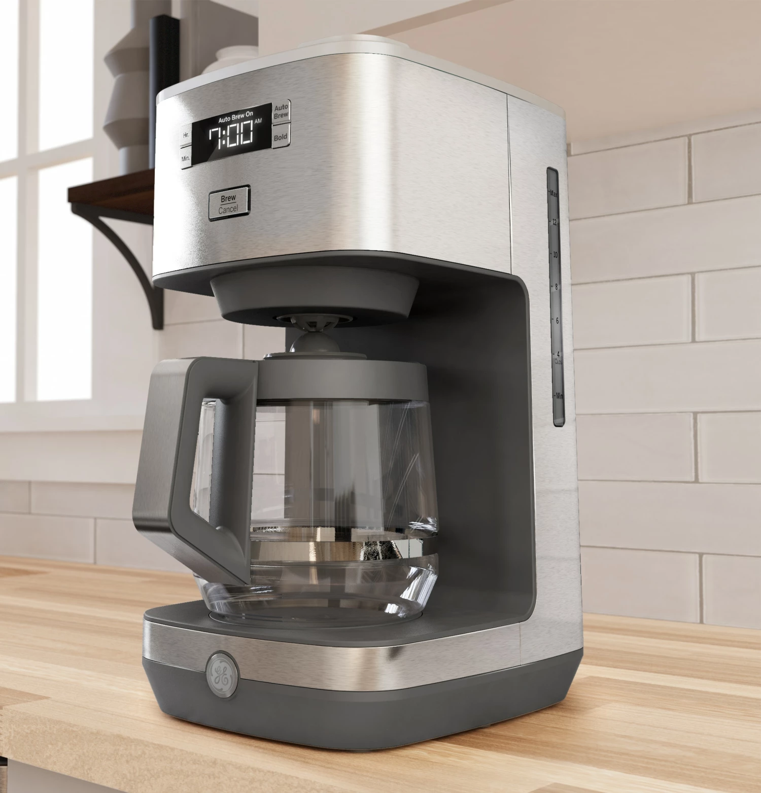 GE Espresso, Tea & Coffee Machines 12-Cup Stainless Steel Residential Drip Coffee Maker 5 GE Espresso, Tea & Coffee Machines 12-Cup Stainless Steel Residential Drip Coffee Maker - Image 5