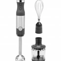 GE Blenders & Juicers 2-Speed Stainless Steel 500-Watt Immersion Blender with Accessory Jar