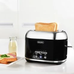 Kalorik Toasters & Toaster Ovens 2-Slice Black 1000-Watt Toaster -Aroma Shop 40324113