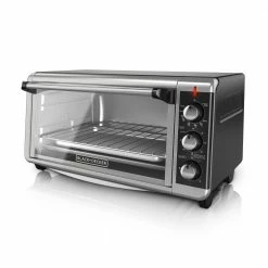 BLACK+DECKER Toasters & Toaster Ovens 8-Slice Stainless Steel Convection Toaster Oven (1500-Watt)