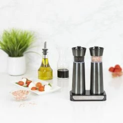 Kalorik Specialty Appliances Pewter Salt and Pepper Mill -Aroma Shop 40361284