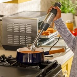 GE Blenders & Juicers 2-Speed Stainless Steel 500-Watt Immersion Blender with Accessory Jar -Aroma Shop 40369343