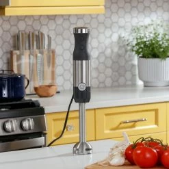 GE Blenders & Juicers 2-Speed Stainless Steel 500-Watt Immersion Blender with Accessory Jar -Aroma Shop 40369344