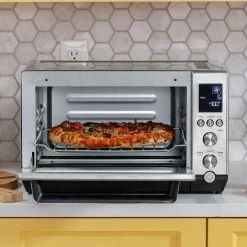 GE Toasters & Toaster Ovens 6-Slice Stainless Steel Convection Toaster Oven (1500-Watt) 27 GE Toasters & Toaster Ovens 6-Slice Stainless Steel Convection Toaster Oven (1500-Watt) -Aroma Shop 40369357