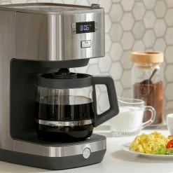 GE Espresso, Tea & Coffee Machines 12-Cup Stainless Steel Residential Drip Coffee Maker 31 GE Espresso, Tea & Coffee Machines 12-Cup Stainless Steel Residential Drip Coffee Maker -Aroma Shop 40929201