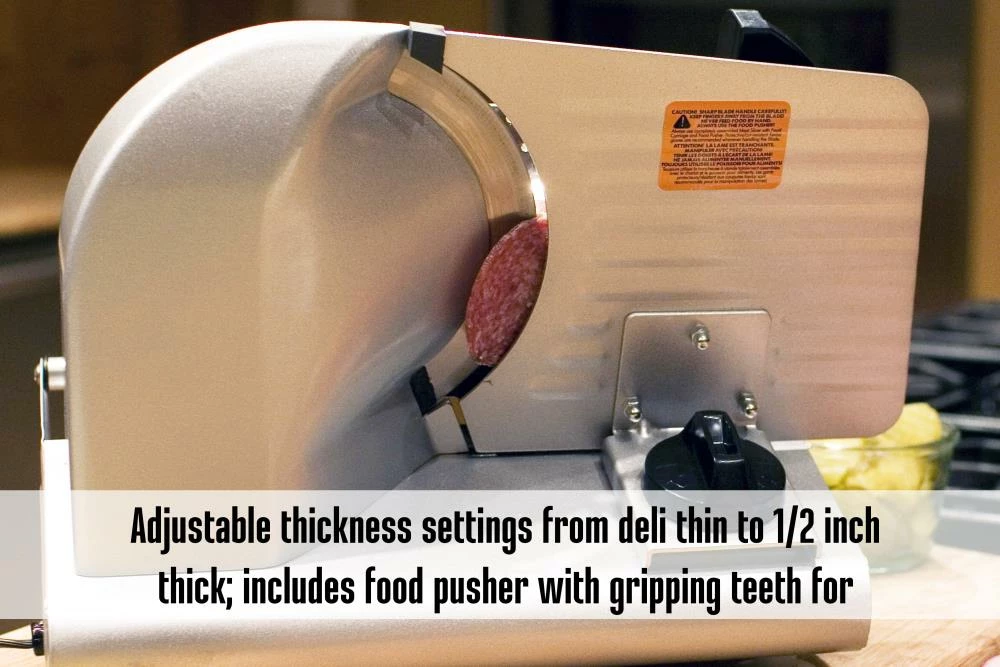 Weston Brands Food Processors & Grinders 1-Speed Silver Residential Food Slicer 5 Weston Brands Food Processors & Grinders 1-Speed Silver Residential Food Slicer - Image 5